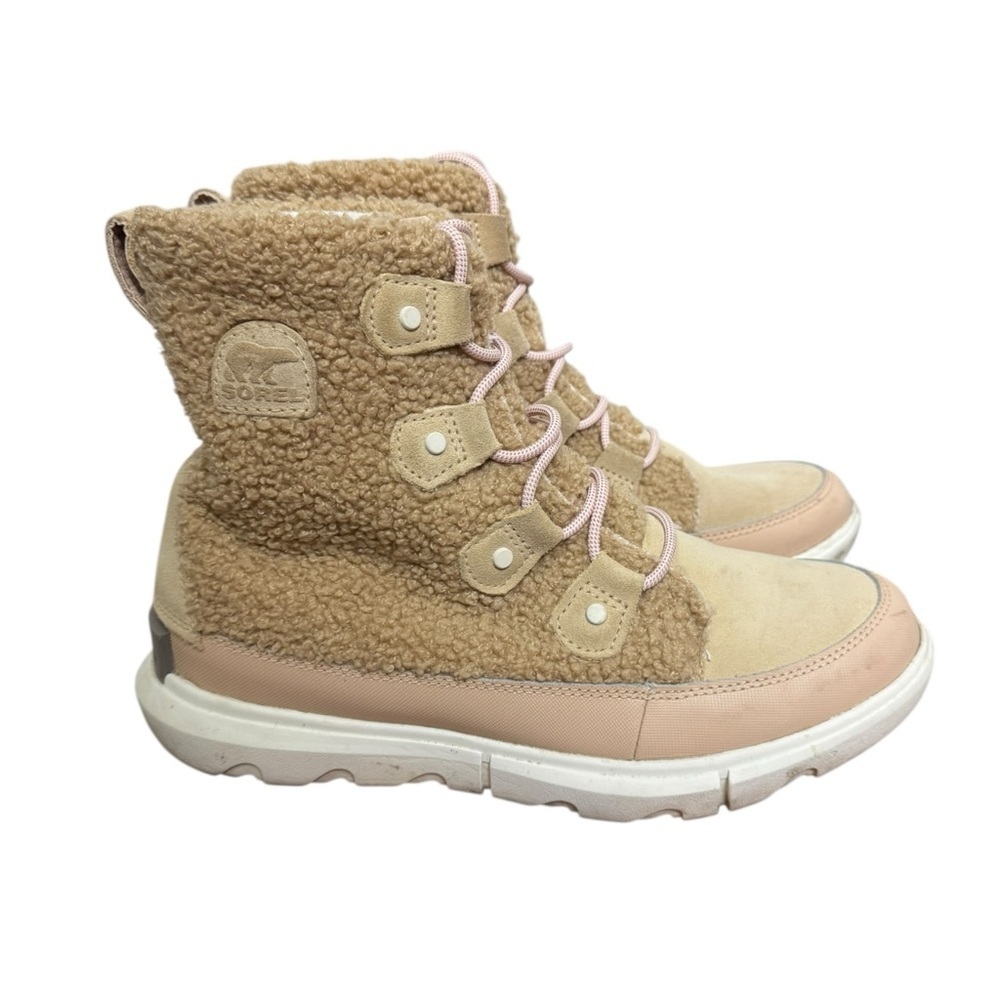 Sorel Explorer II Joan Cozy Teddy Waterproof Insulated Ankle Boot, 9.5M